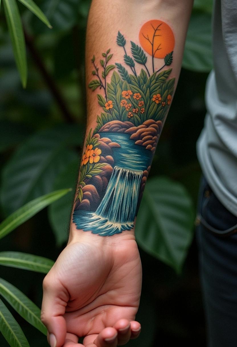 forearm male tattoo