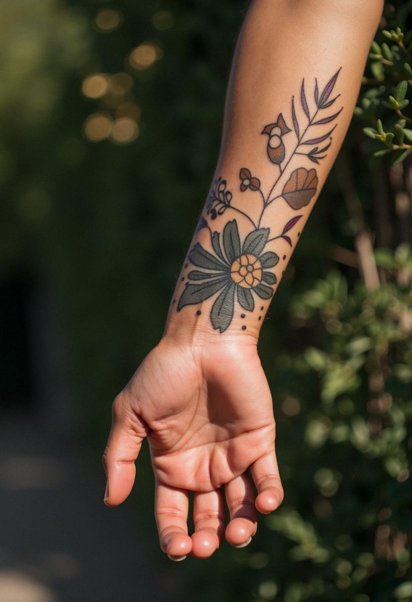 forearm male tattoo