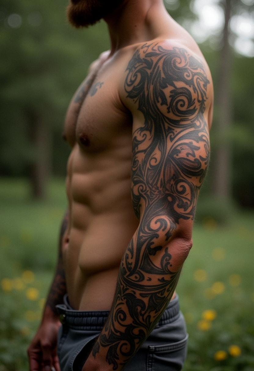 forearm tattoo men