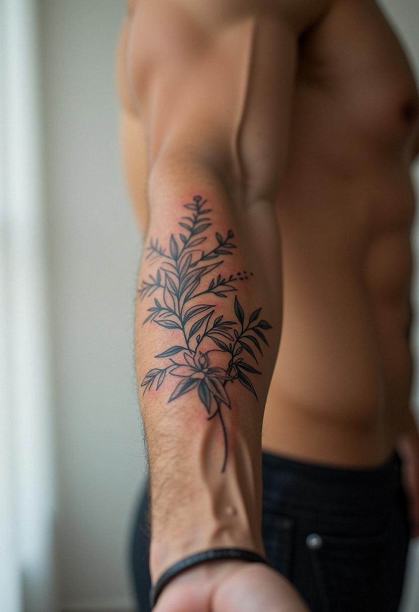 forearm tattoo men