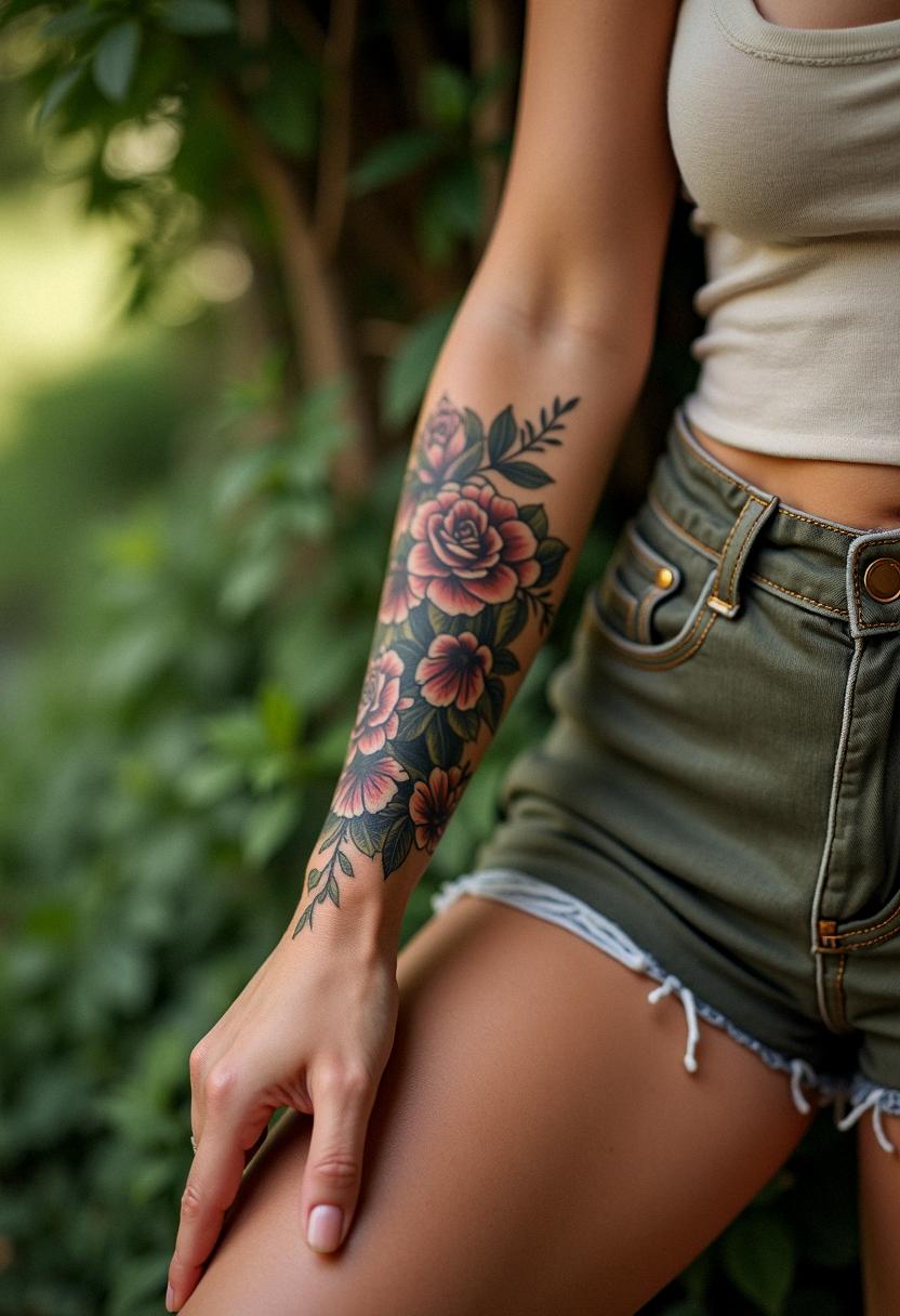 forearm tattoos for women