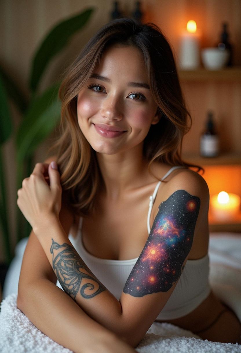 galaxy tattoo