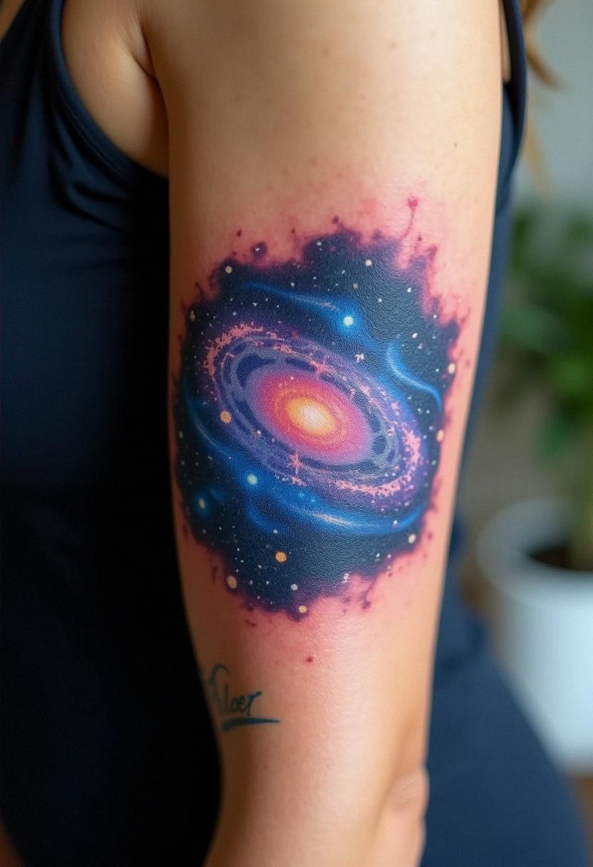 galaxy tattoo