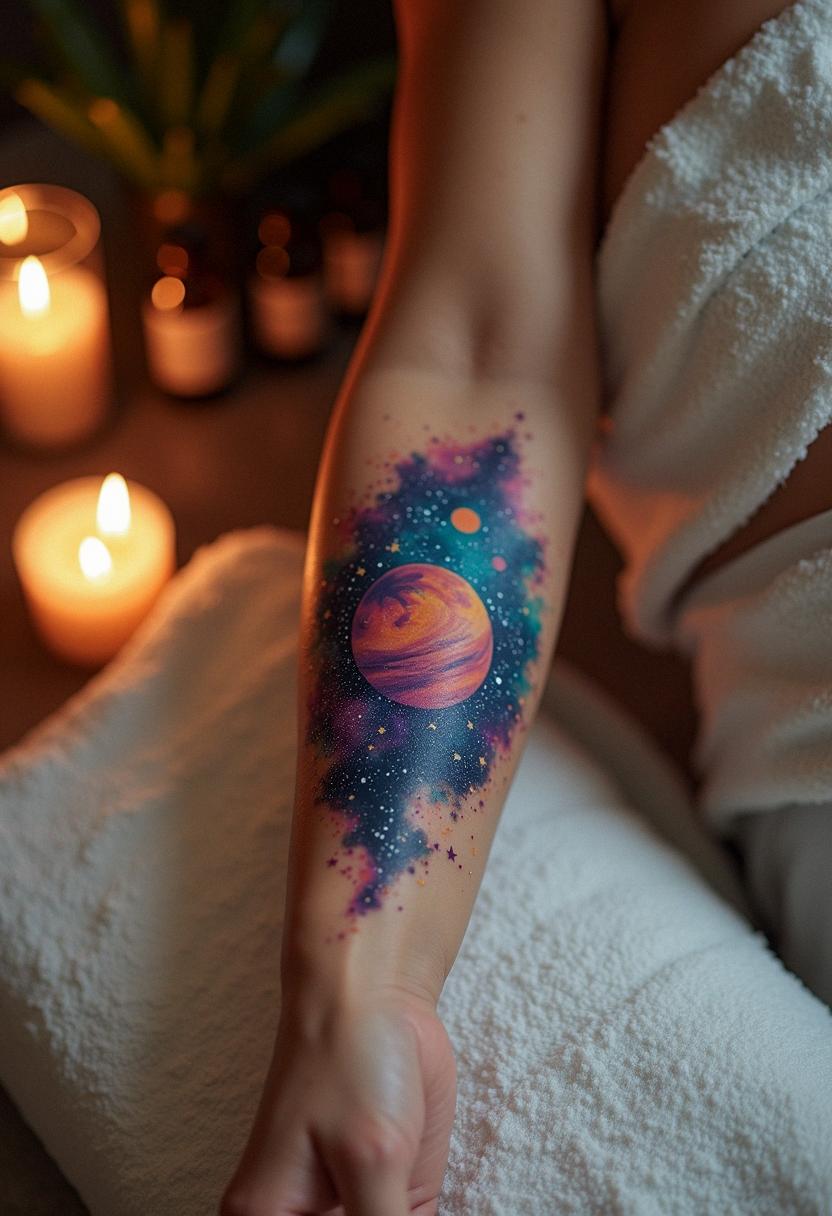 galaxy tattoo