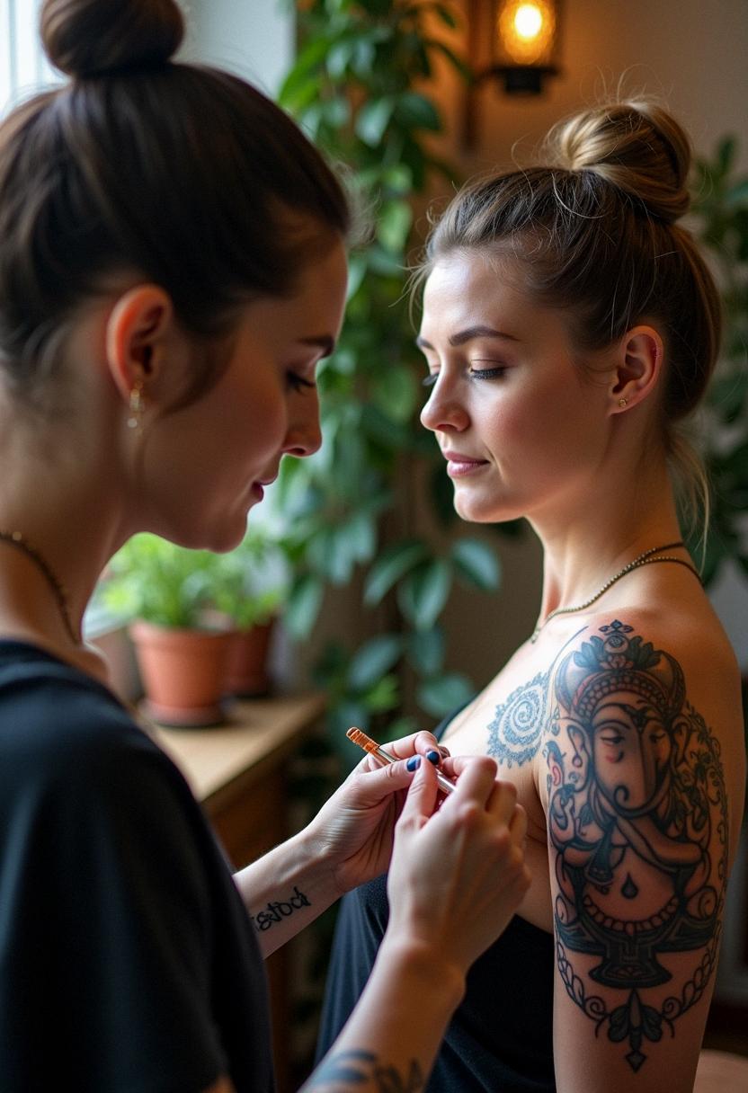 ganapati tattoo