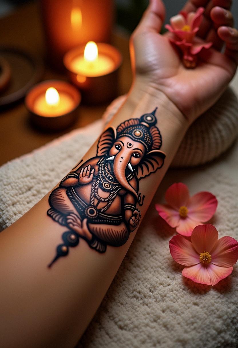 ganapati tattoo