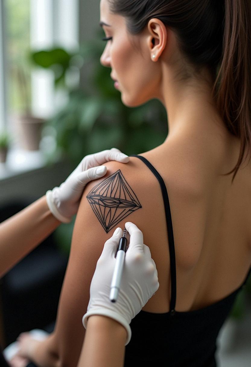 geometric tattoo