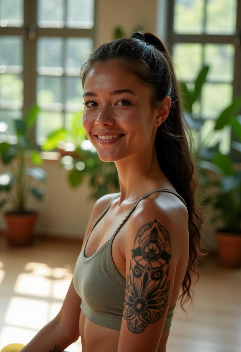 geometric tattoo