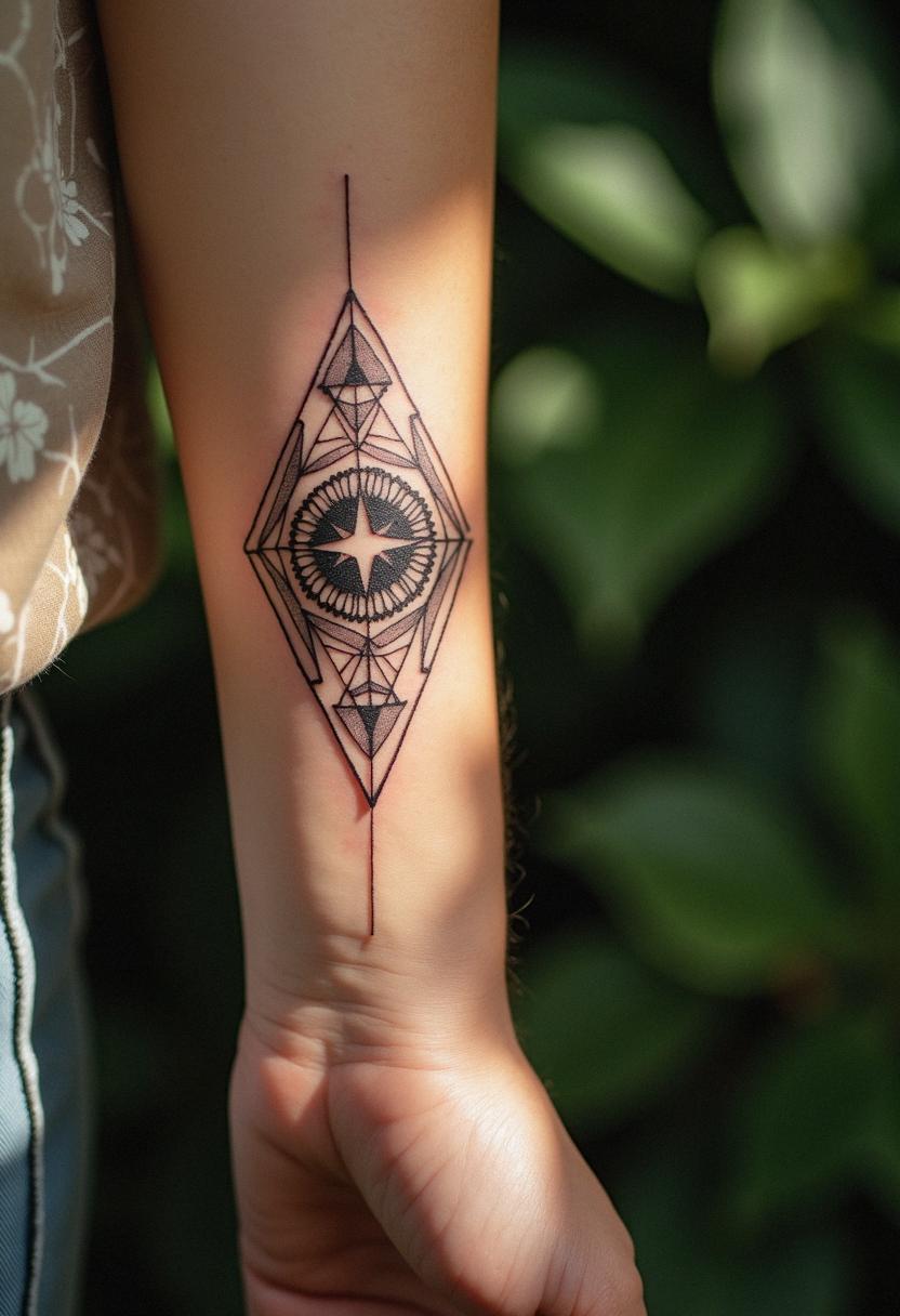 geometric tattoo