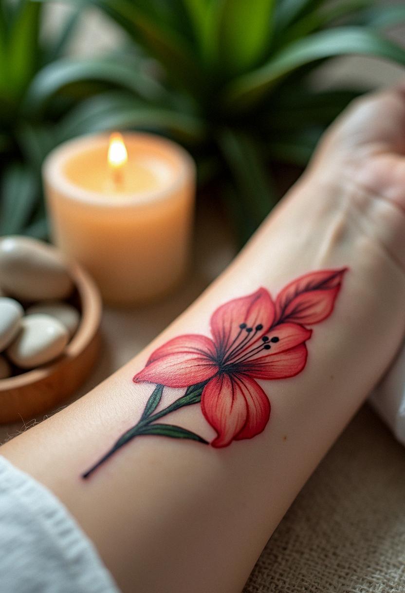 gladiolus tattoo