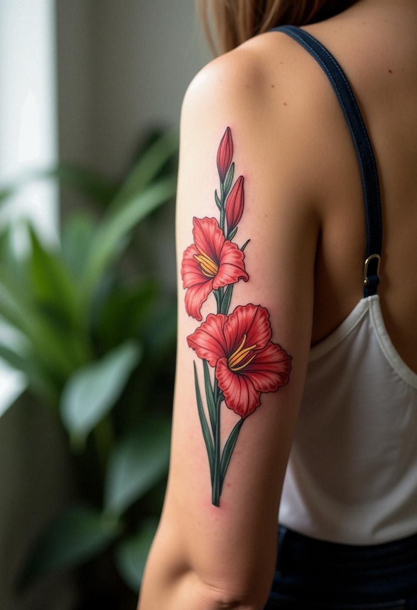gladiolus tattoo