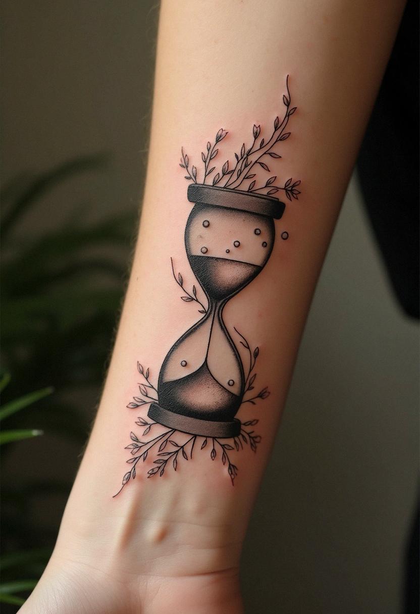 glass hour tattoo