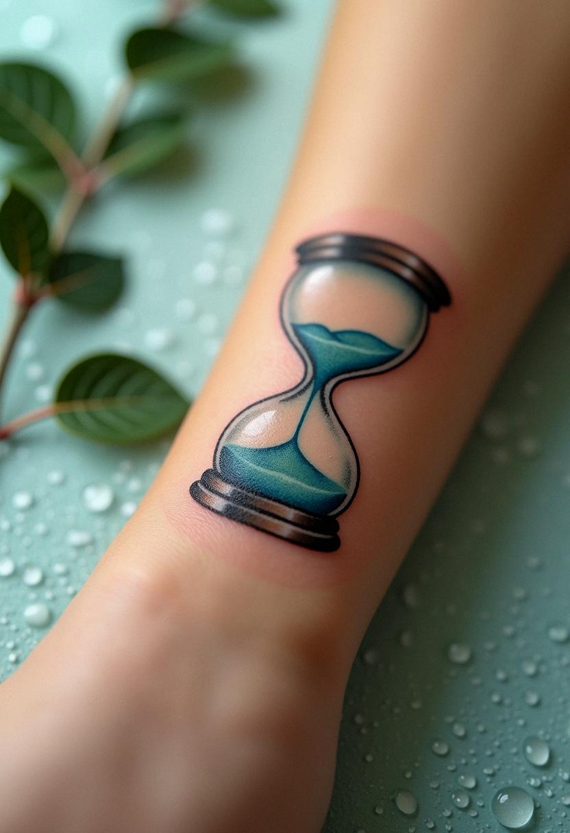 glass hour tattoo