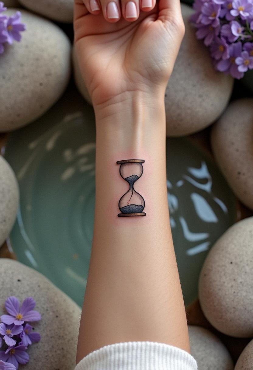 glass hour tattoo