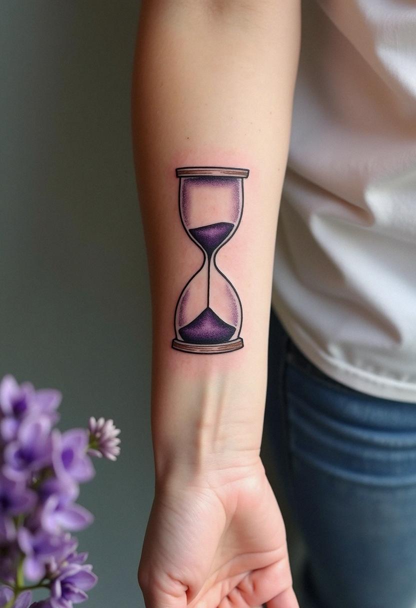 glass hour tattoo