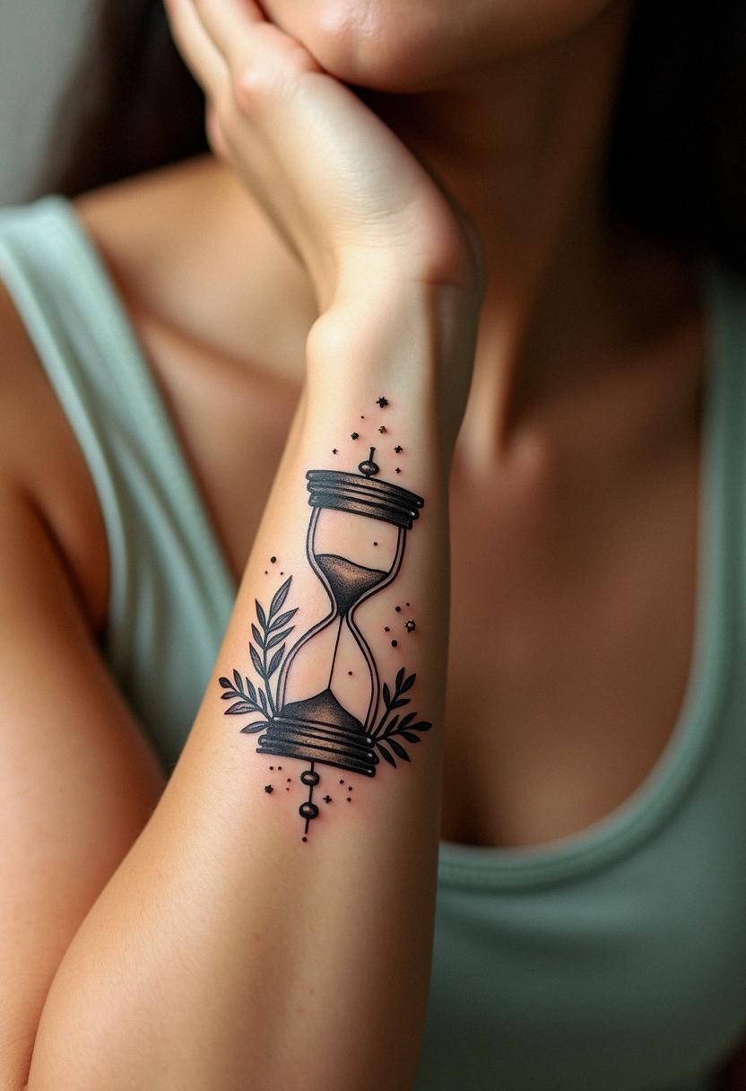 glass hour tattoo