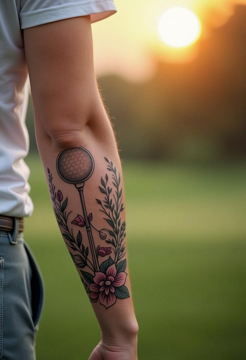 golf tattoo