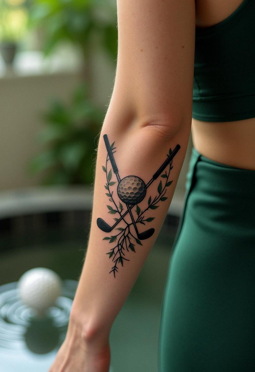 golf tattoo
