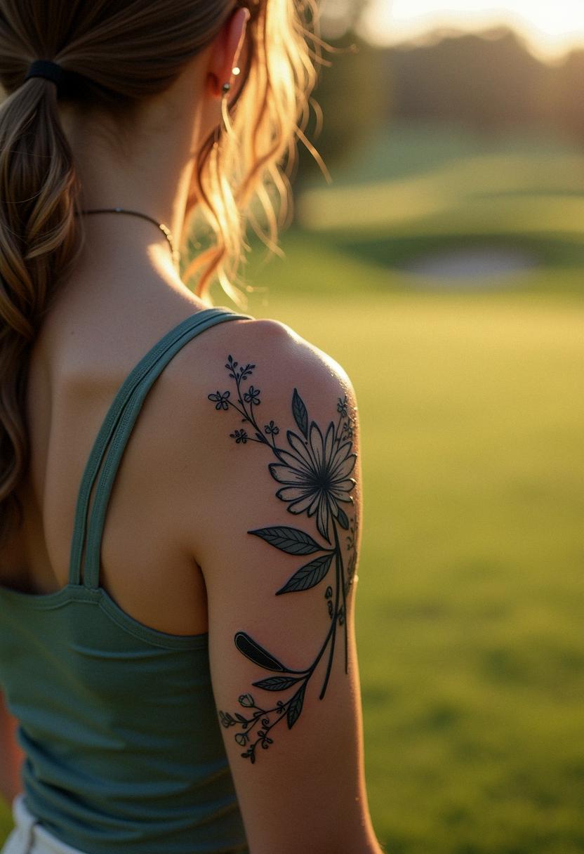 golf tattoo