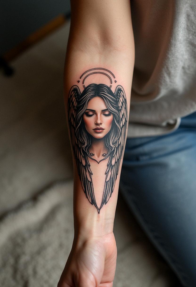 guardian angel tattoo