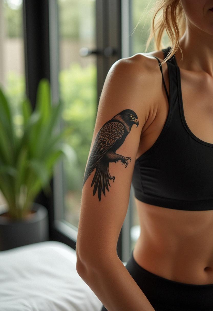 hawk tattoo