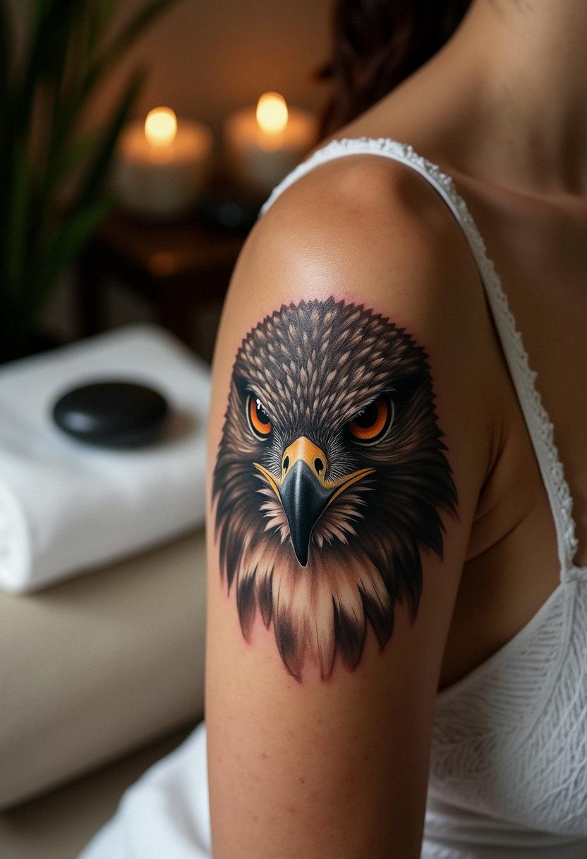 hawk tattoo