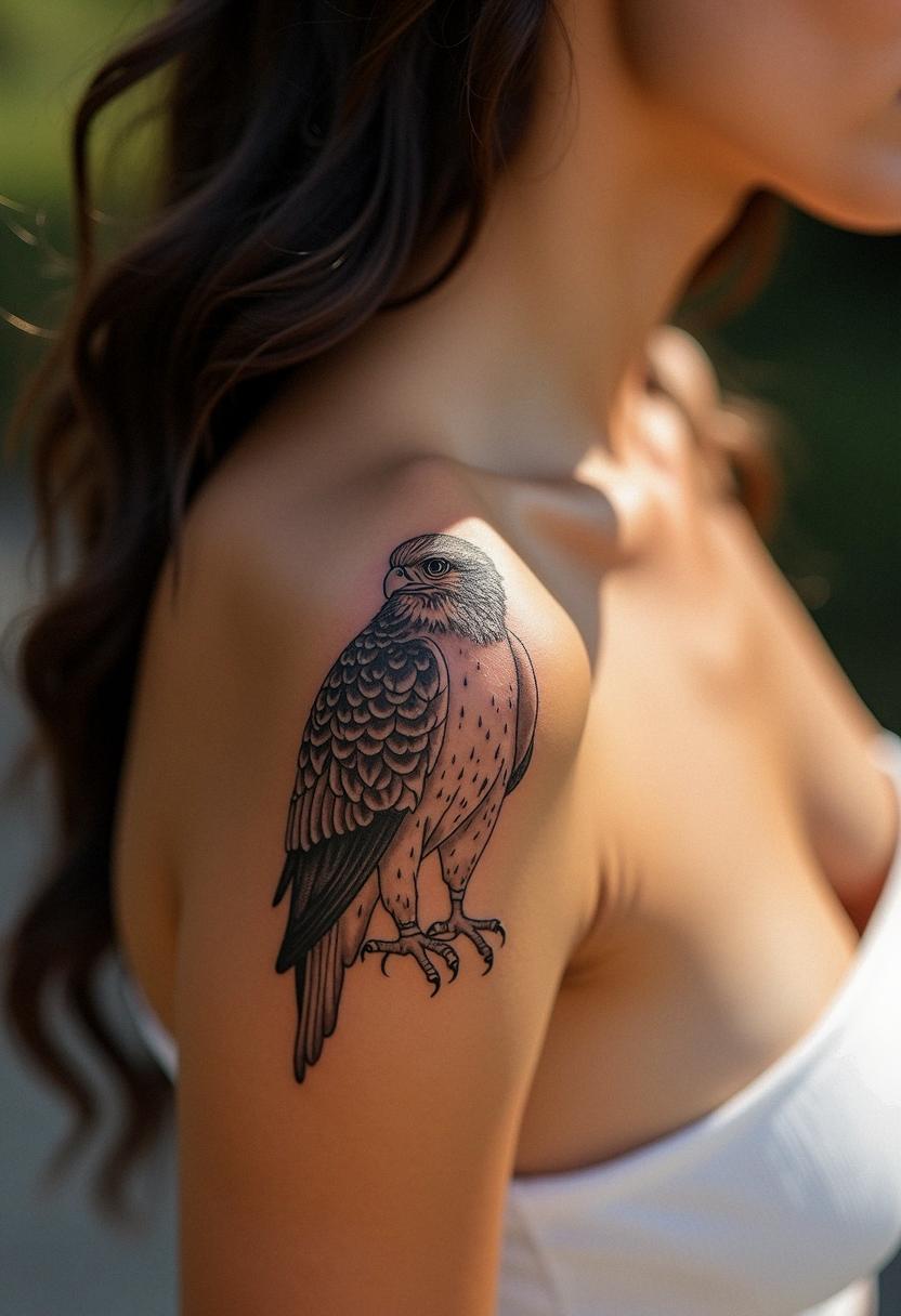 hawk tattoo