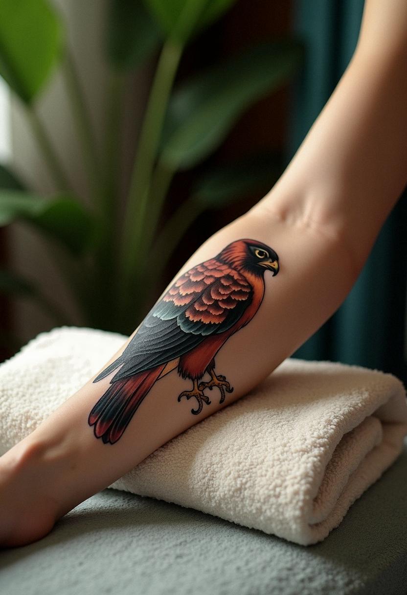 hawk tattoo