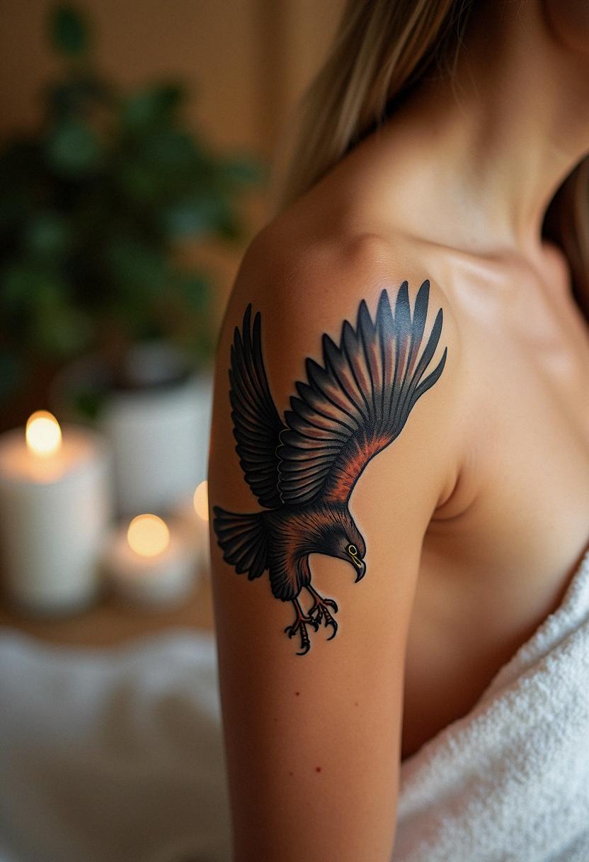 hawk tattoo