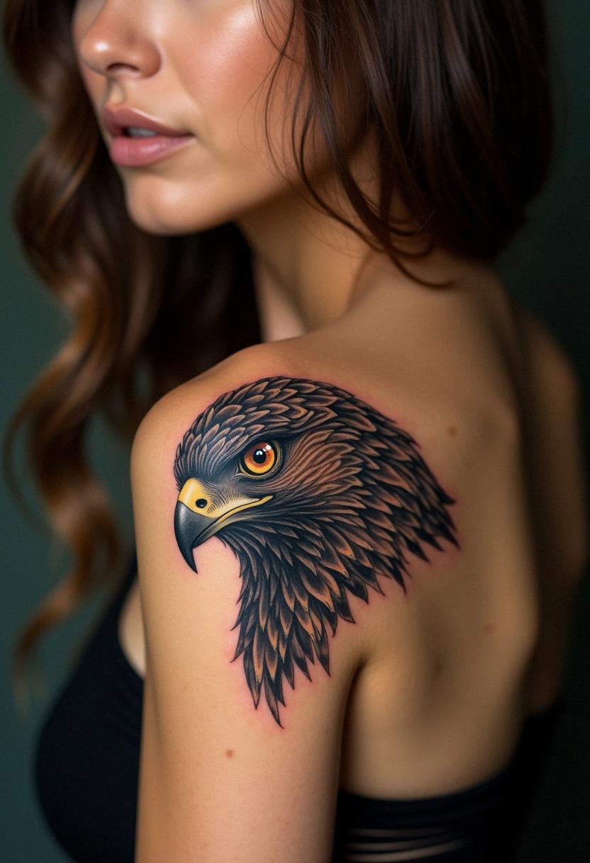 hawk tattoo