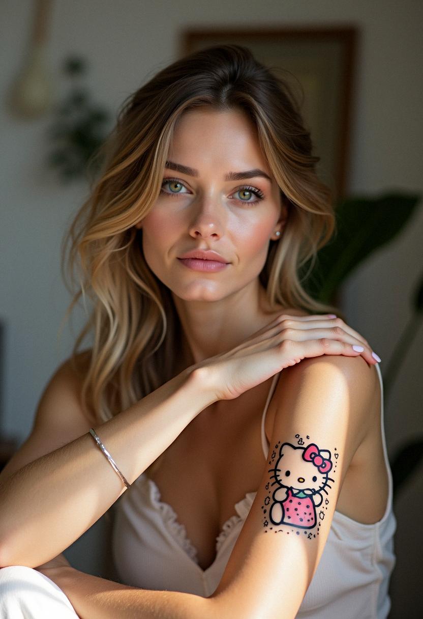 hello kitty tattoo