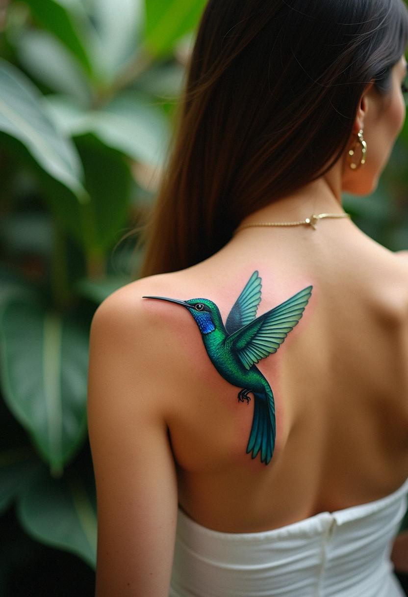 humming bird tattoo