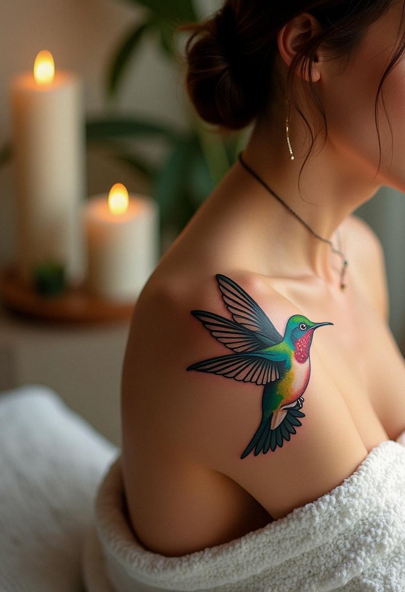 humming bird tattoo