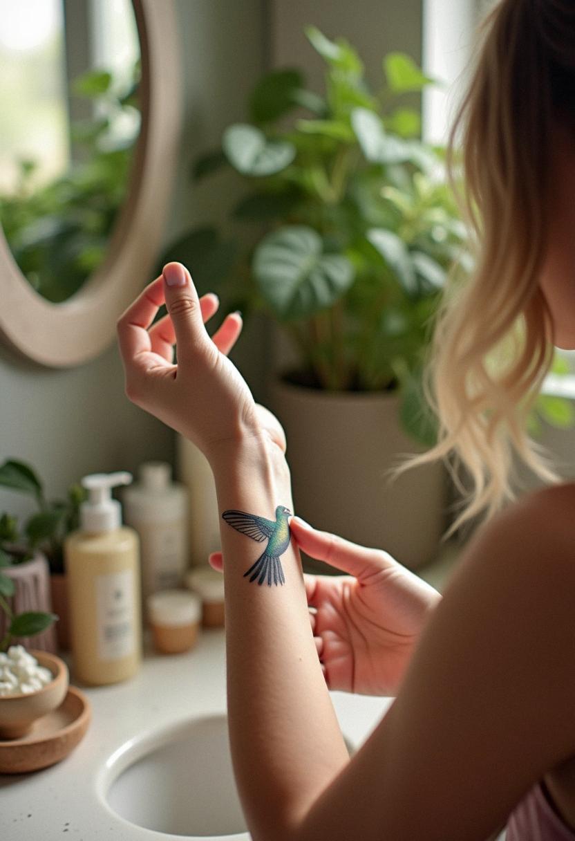 humming bird tattoo