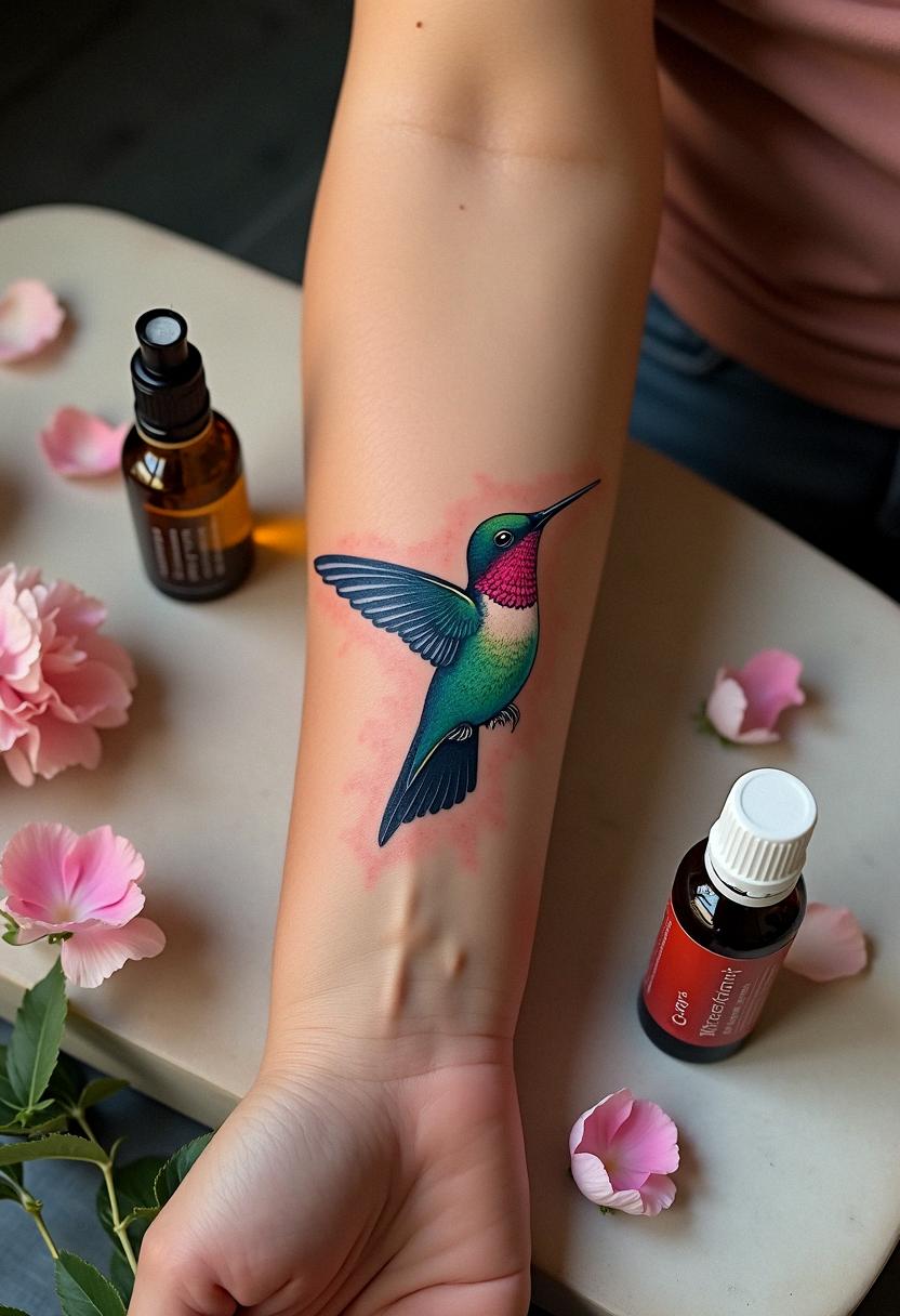 humming bird tattoo