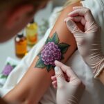 Hydrangea Tattoo 00001