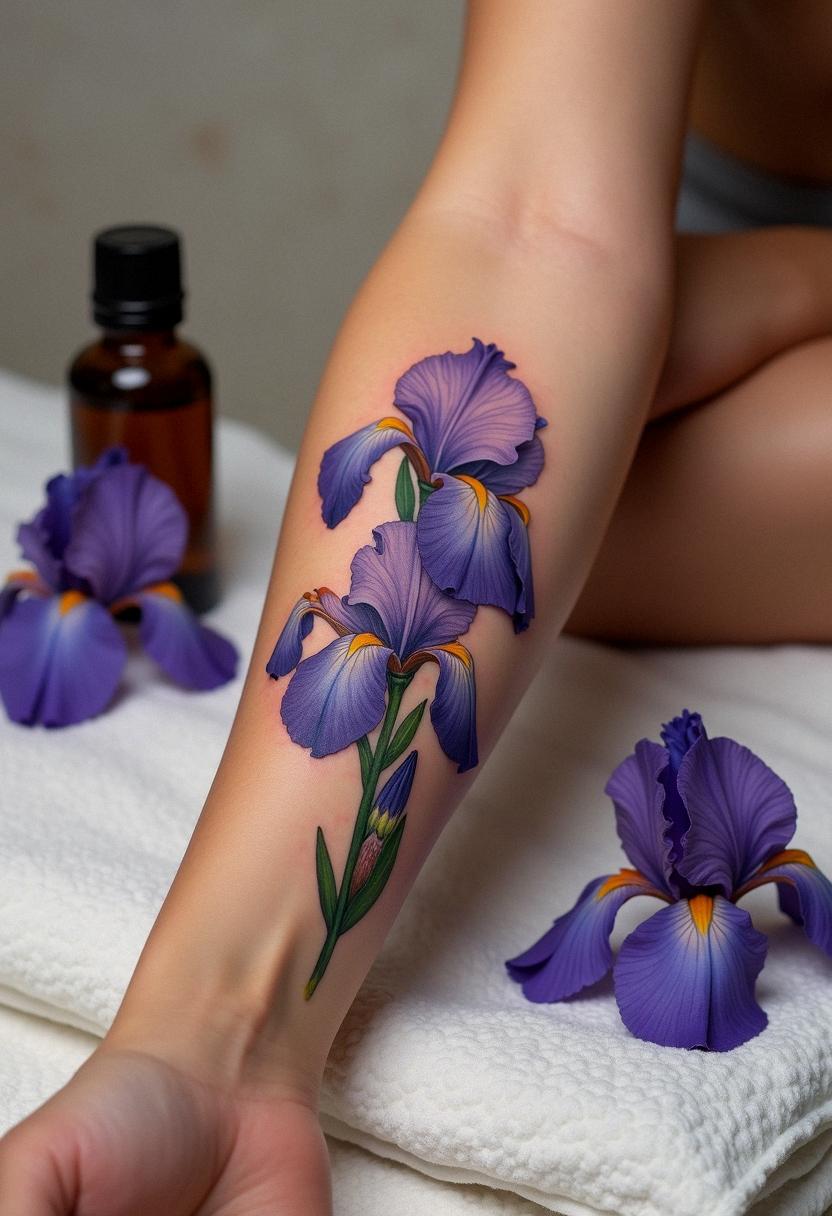iris tattoo