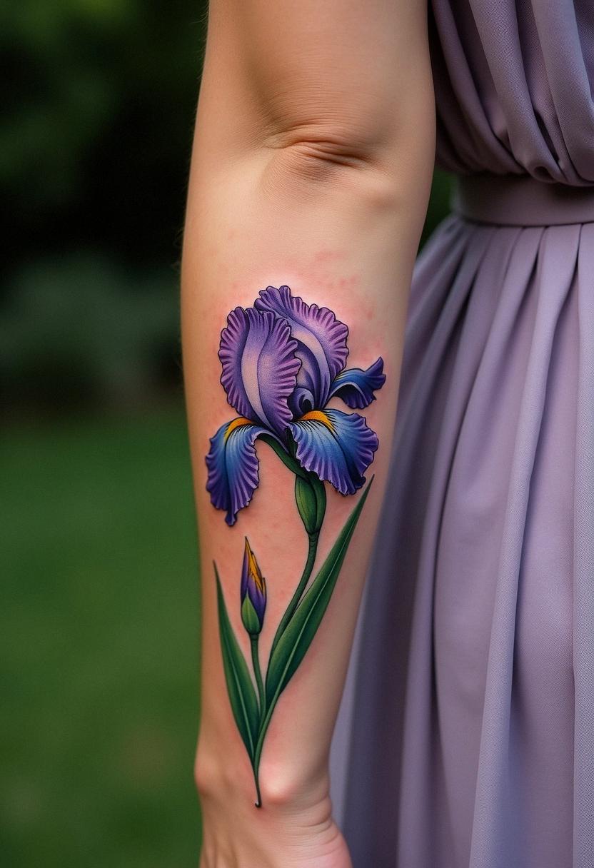 iris tattoo