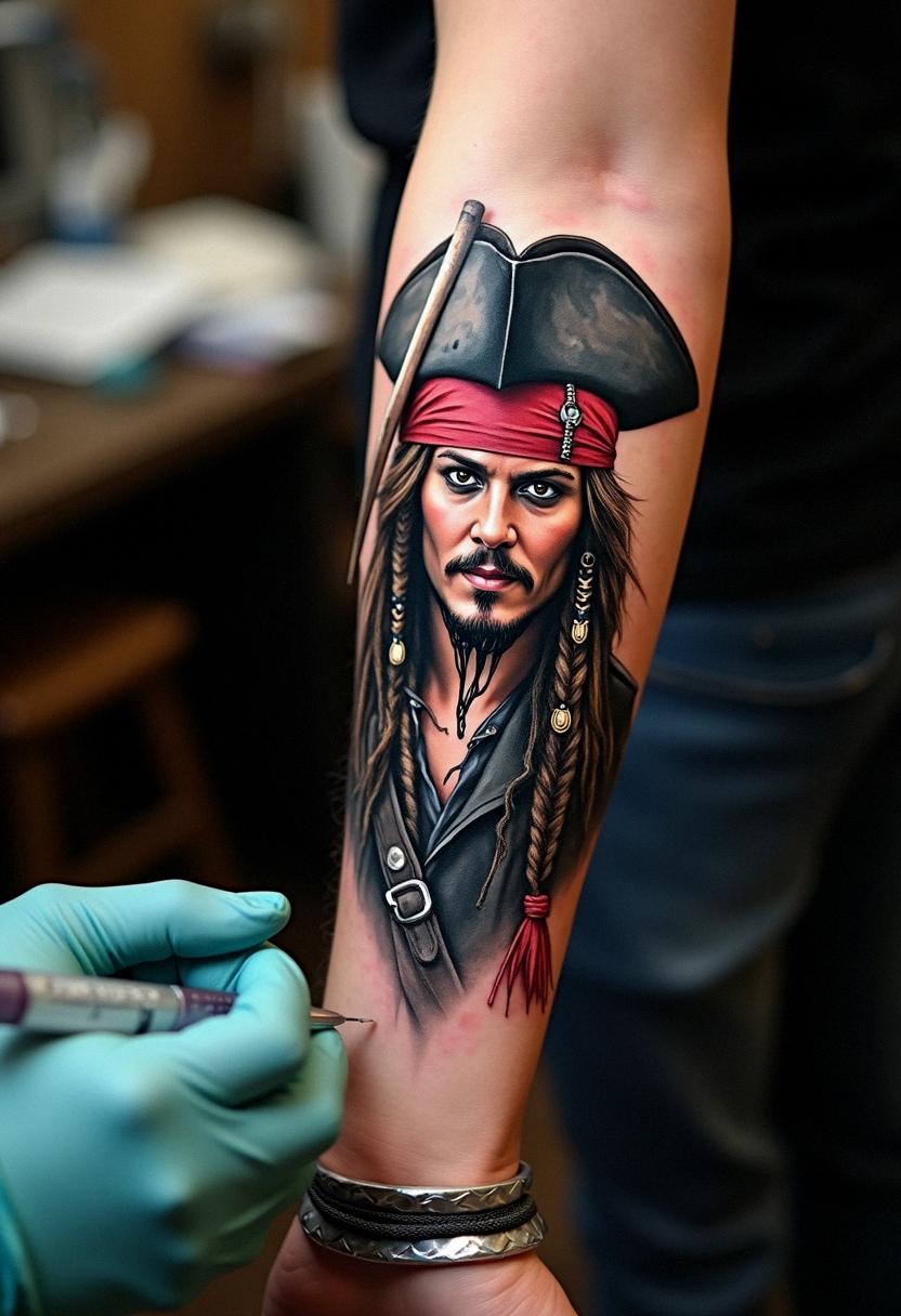jack sparrow tattoo