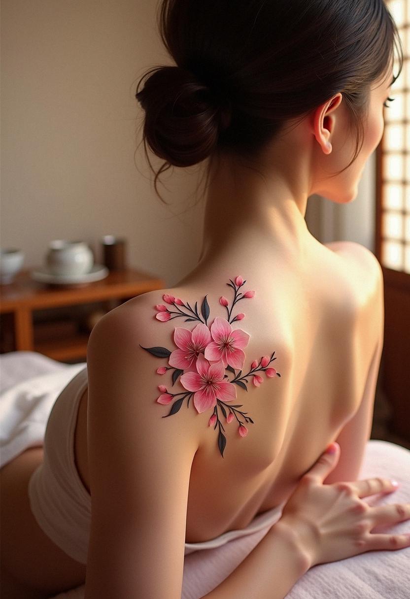 japanese cherry blossom tattoo
