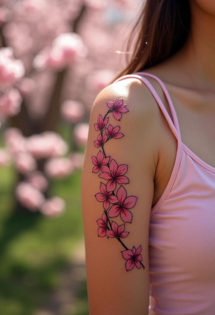 japanese cherry blossom tattoo