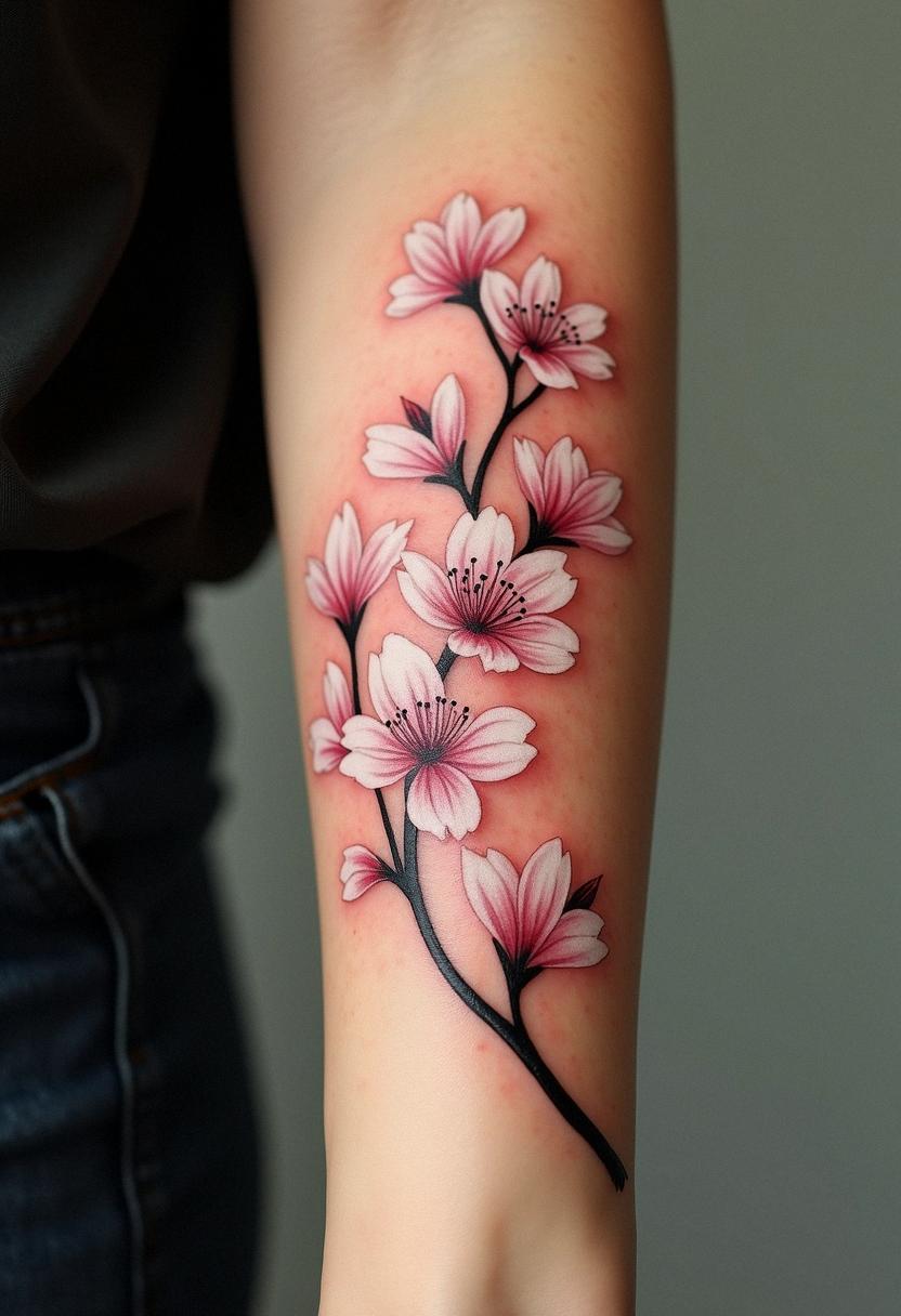 japanese cherry blossom tattoo