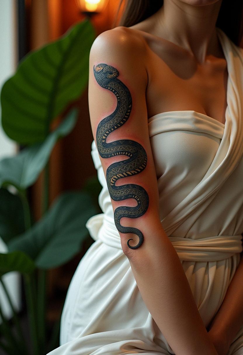 japanese snake tattoo