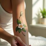 Jasmine Flower Tattoo 00004