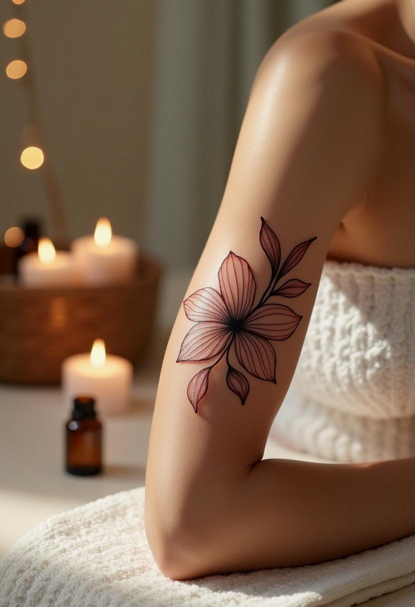 jasmine flower tattoo