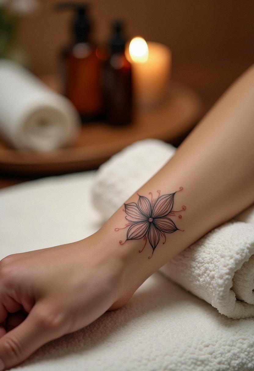 jasmine flower tattoo