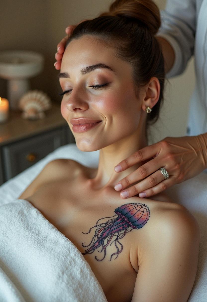 jelly fish tattoo