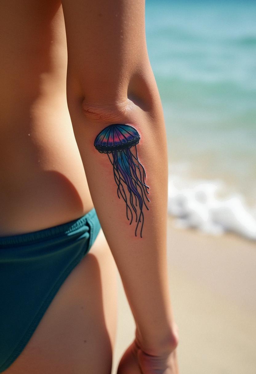 jelly fish tattoo