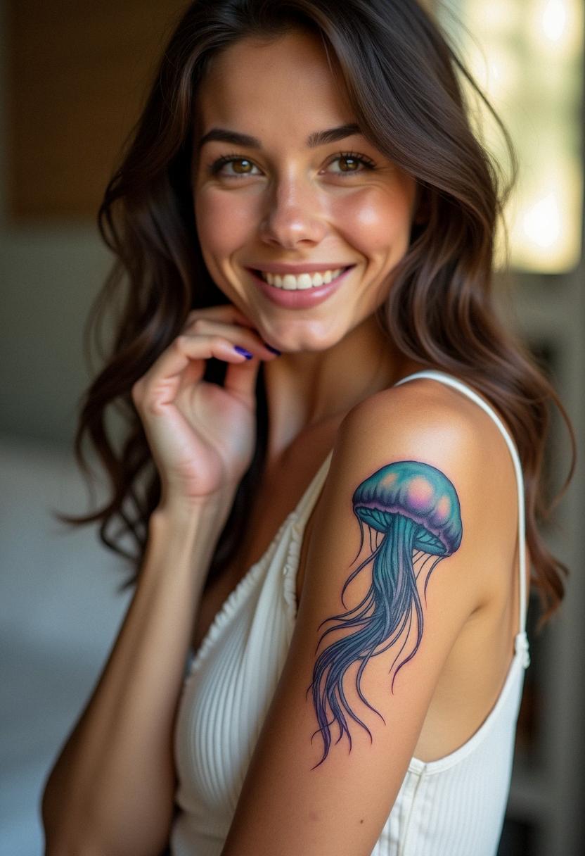 jelly fish tattoo