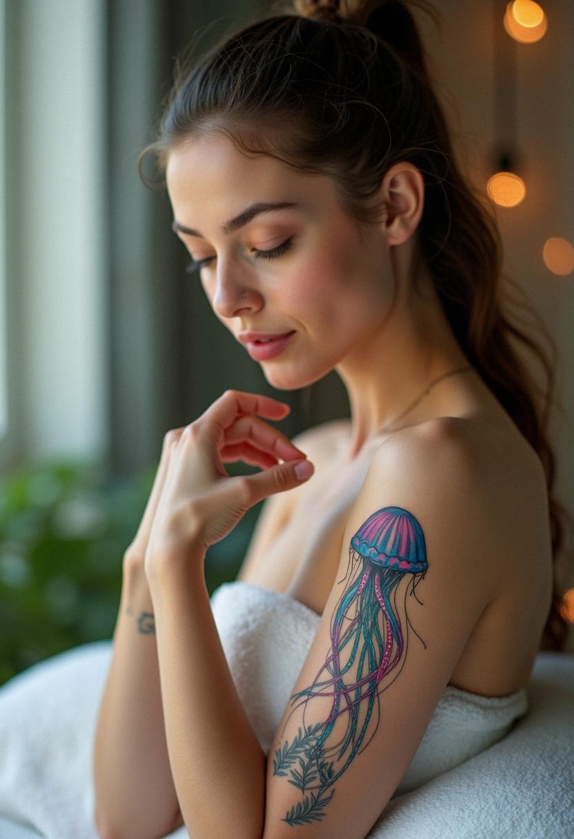 jelly fish tattoo